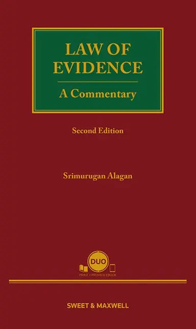 Law of Evidence: A Commentary, 2nd Edition by Srimurugan Alagan | 2026*