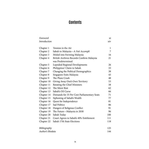 Sabah’s Rocky Road to Malaysia by Joe Samad | 2026