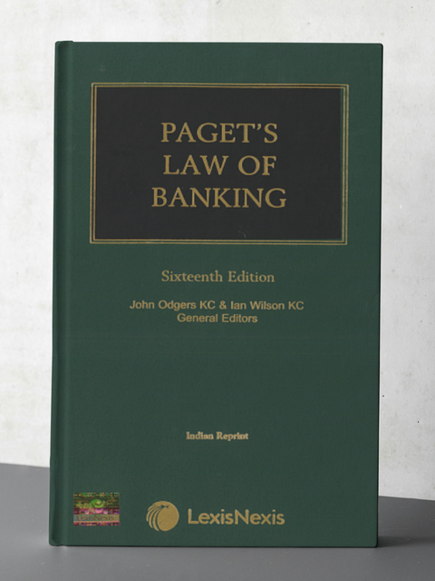 Paget's Law of Banking, 16th Edition (Indian Reprint) by John Odgers KC | 2024