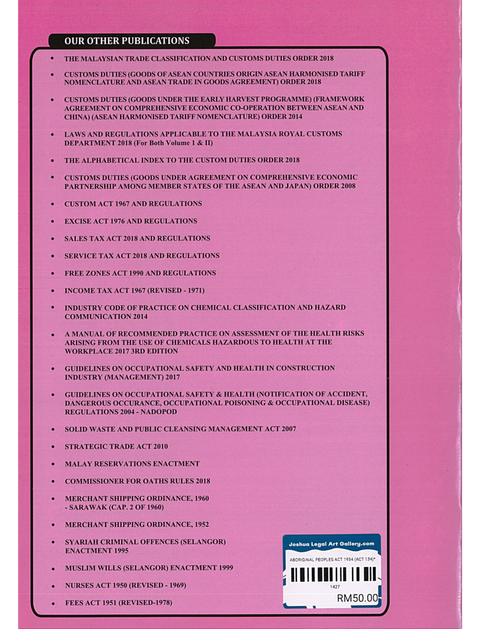 Aboriginal Peoples Act 1954 (Act 134)