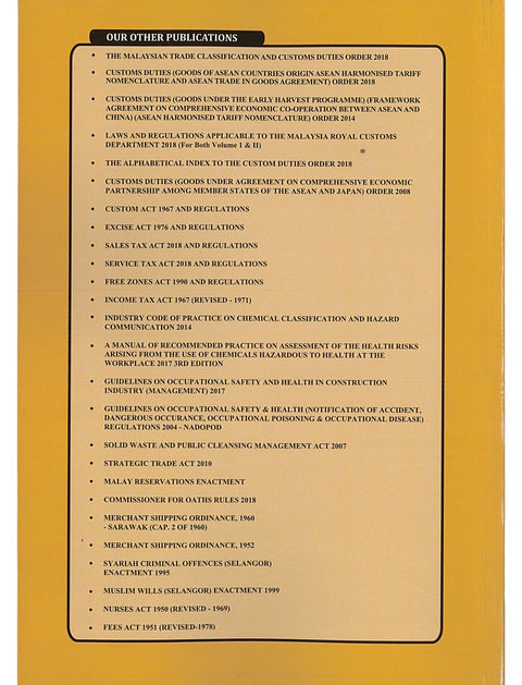 Medical Act and Regulations (Act 50)