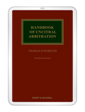 Handbook of UNCITRAL Arbitration (E-Book) by Thomas H. Webster | 2023 *