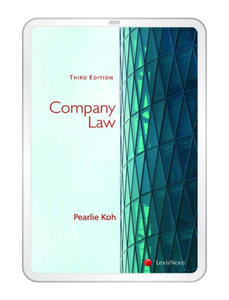 Company Law, 3rd Edition by Pearlie Koh | 2017 [eBook]
