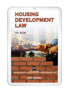 Housing Development Law by S Y Kok | Sweet and Maxwell (E-book)