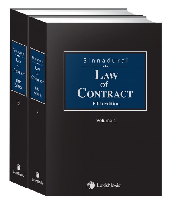 Sinnadurai Law of Contract by Tan Sri Dato' Seri Dr Visu Sinnadurai & Low Weng Tchung, 5th Edition | 2023