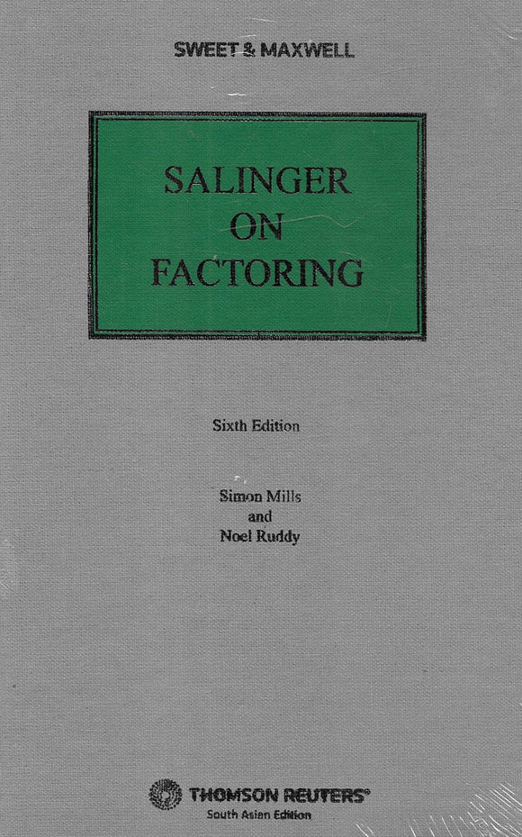 Salinger On Factoring, 6th South Asian Edition by Simon Mills & Noel Ruddy | 2023
