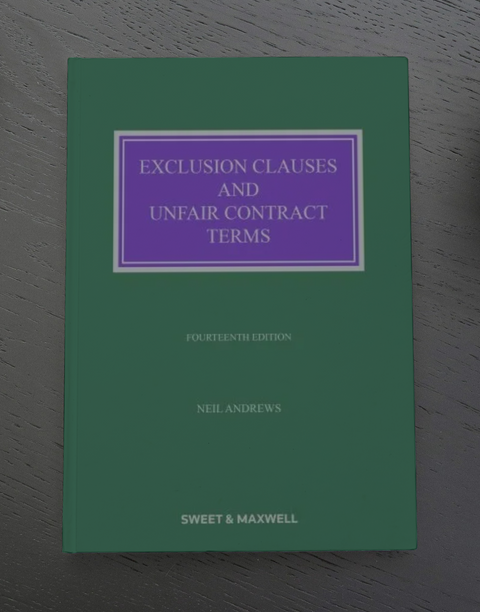 Exclusion Clauses and Unfair Contract Terms, 14th Edition | 2025*