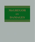 McGregor on DamageS, 20th Edition freeshipping - Joshua Legal Art Gallery - Professional Law Books