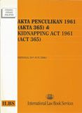 Akta Penculikan 1961 (Akta 365) & Kidnapping Act (Act 365) [Hingga 20hb JUN 2006]