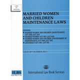 Married Women and Children Maintenance Laws [As At 20th October 2021]