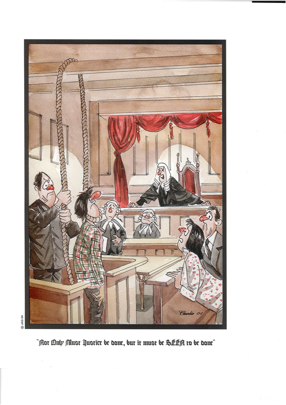 Not Only Must Justice be Done, but it Must be Seen to be Done freeshipping - Joshua Legal Art Gallery - Professional Law Books