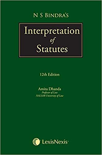 Interpretation of Statutes, 12th Edition freeshipping - Joshua Legal Art Gallery - Professional Law Books
