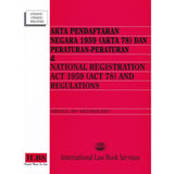 Akta Pendaftaran Negara 1959 (Akta 78) & National Registration Act 1959 (Act 78) [Hingga 20hb Oktober 2021]