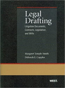 Legal Drafting: Litigation Documents, Contracts, Legislation and Wills freeshipping - Joshua Legal Art Gallery - Professional Law Books