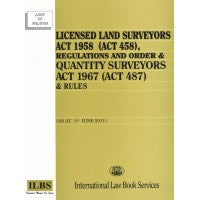 LICENSED LAND SURVEYORS ACT 1958 (ACT 458) freeshipping - Joshua Legal Art Gallery - Professional Law Books