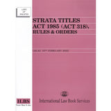 Strata Titles Act 1985 (Act 318), Rules & Orders [As At 10th February 2022]