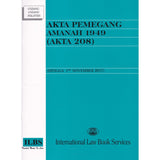 Akta Pemegang Amanah 1949 (Akta 208) [Hingga 1hb November 2017]