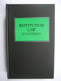 Restitution Law in Australia By Keith Mason