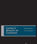 Carter's Breach of Contract, 2nd Edition freeshipping - Joshua Legal Art Gallery - Professional Law Books