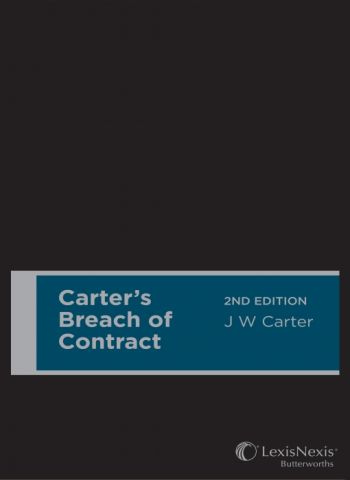 Carter's Breach of Contract, 2nd Edition freeshipping - Joshua Legal Art Gallery - Professional Law Books