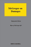 McGregor on Damages, 19th Edition freeshipping - Joshua Legal Art Gallery - Professional Law Books