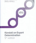 Kendall on Expert Determination, 5th Edition freeshipping - Joshua Legal Art Gallery - Professional Law Books