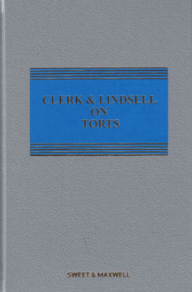 Clerk & Lindsell On Torts, 22nd Edition freeshipping - Joshua Legal Art Gallery - Professional Law Books
