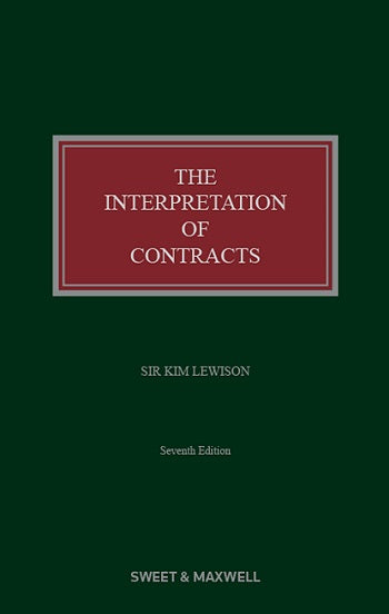The Interpretation of Contracts 7th Ed with 1st Supplement Set