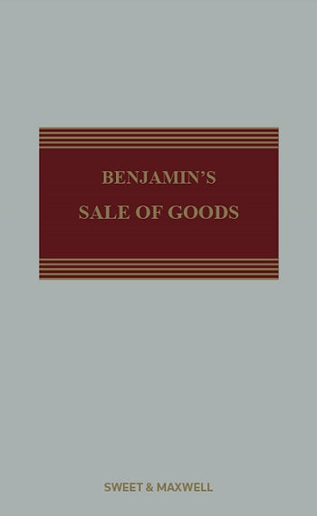 Benjamin's Sale of Goods, 11th Edition