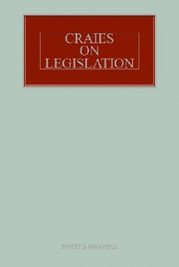 Craies on Legislation 12th ed freeshipping - Joshua Legal Art Gallery - Professional Law Books