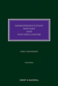 Misrepresentation, Mistake and Non-Disclosure, 6th Edition