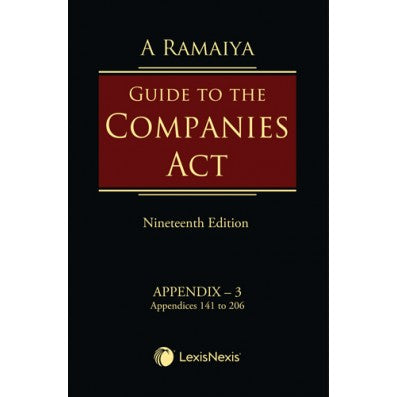 Guide to the Companies Act (Box 2) by A Ramaiya – 19th Edition 2021