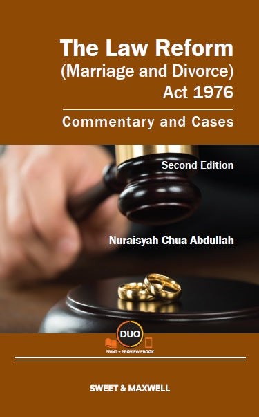 The Law Reform (Marriage And Divorce) Act 1976, 2nd Edition freeshipping - Joshua Legal Art Gallery - Professional Law Books