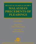 Bullen & Leake & Jacob's Malaysian Precedents of Pleadings, 2nd Edition freeshipping - Joshua Legal Art Gallery - Professional Law Books