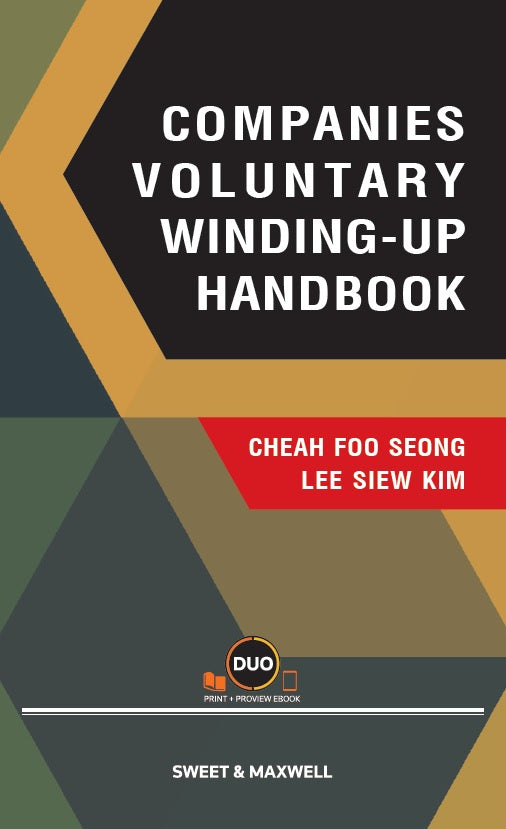 Companies Voluntary Winding-Up Handbook freeshipping - Joshua Legal Art Gallery - Professional Law Books