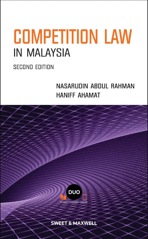 COMPETITION LAW IN MALAYSIA, SECOND EDITION freeshipping - Joshua Legal Art Gallery - Professional Law Books