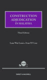 CONSTRUCTION ADJUDICATION IN MALAYSIA (COMING SOON), 3RD EDITION 420.00