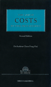 The Law of Costs in Civil Proceedings, 2nd Edition