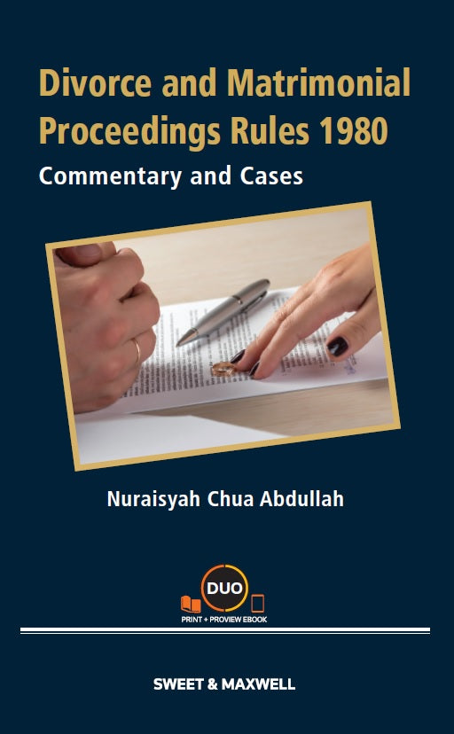 Divorce and Matrimonial Proceedings Rules 1980: Commentary and Cases freeshipping - Joshua Legal Art Gallery - Professional Law Books