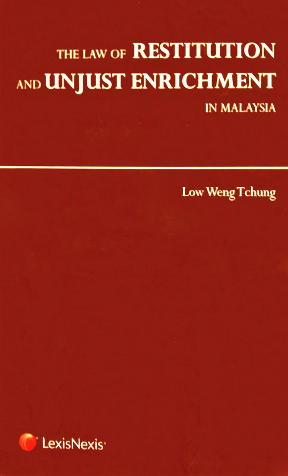 The Law of Restitution and Unjust Enrichment in Malaysia | Hardcover
