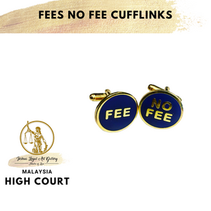 Fees No Fee Cufflinks