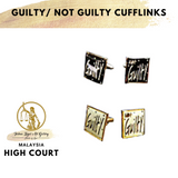 Guilty/ Not Guilty Cufflinks