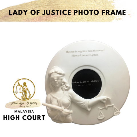 Lady Of Justice Photo Frame