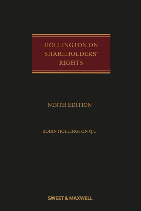 Hollington on Shareholders' Rights, 9th Edition