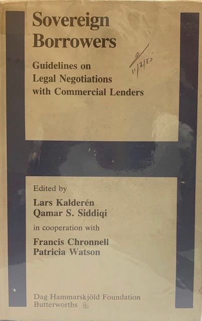 Sovereign Borrowers Guidelines On Negotiations With Commercial Lenders freeshipping - Joshua Legal Art Gallery - Professional Law Books