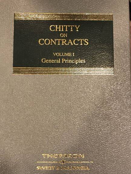 Chitty On Contracts 29TH Edition ( Vol 1 & 2 ) freeshipping - Joshua Legal Art Gallery - Professional Law Books