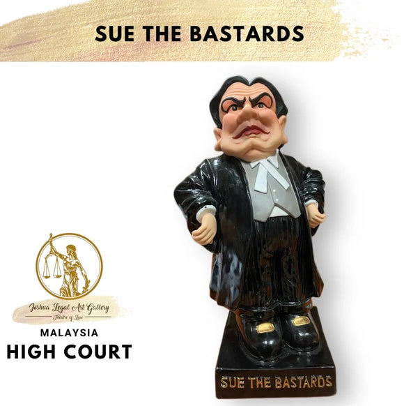 Sue The Bastards, (Man Version) Figurine