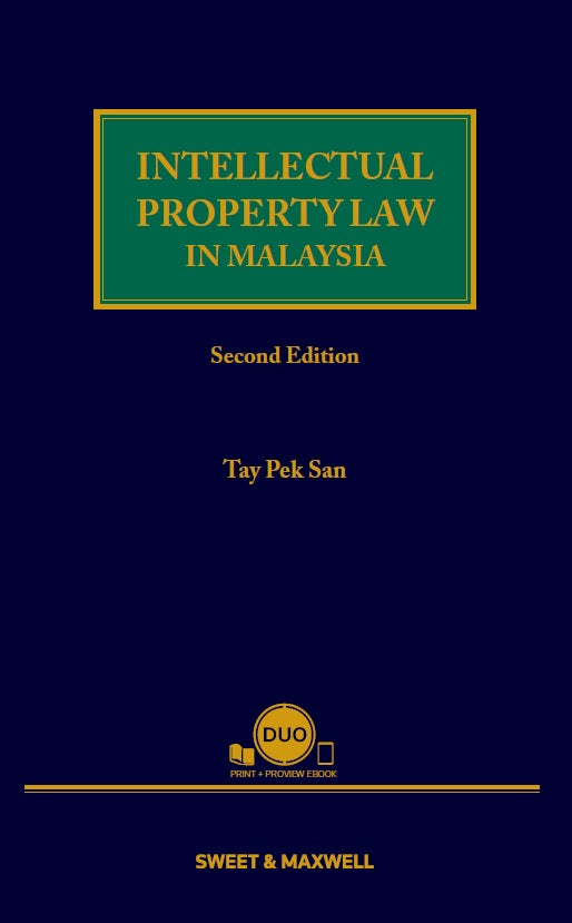 Intellectual Property Law in Malaysia,2nd Edition freeshipping - Joshua Legal Art Gallery - Professional Law Books