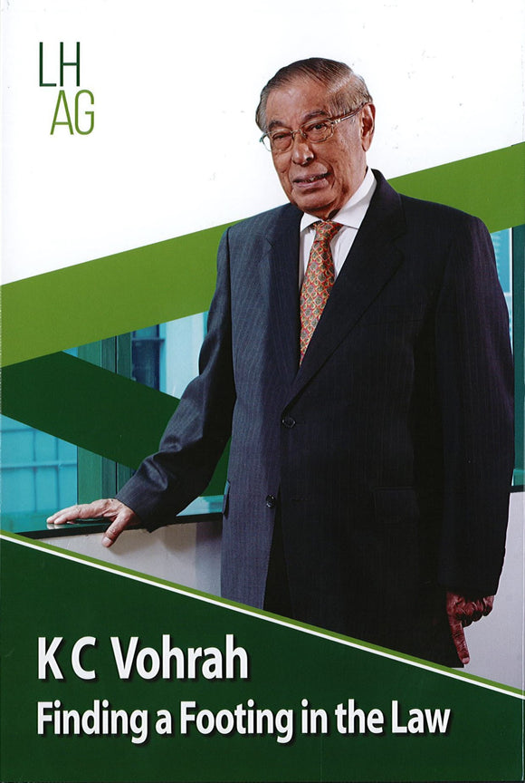 KC Vohrah - Finding a Footing in the Law freeshipping - Joshua Legal Art Gallery - Professional Law Books