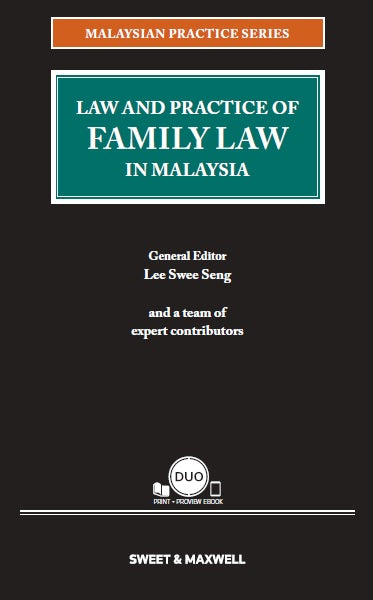 Law and Practice of Family Law in Malaysia freeshipping - Joshua Legal Art Gallery - Professional Law Books